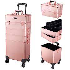 rolling makeup case 4in1 cosmetic