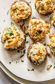 stuffed mushrooms with cream cheese and