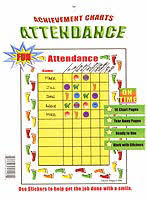 Printable Attendance Sticker Chart Www Bedowntowndaytona Com