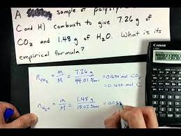 Empirical Formula From Combustion