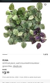 Fejkaartificial Plant Wall Mounted In