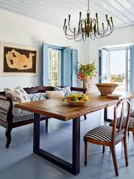There's also a balcony andwe can enjoy a lovely view of the river. Tips To Mix And Match Dining Room Chairs Successfully Architectural Digest