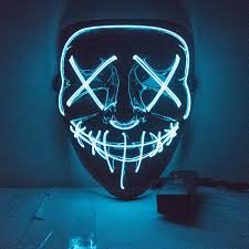 Halloween Led Mask Purge Masks Election Party Mask Light Up Masks Glow In Dark Neon Mask Free Shipping Ziloqa In