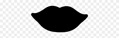 silhouette lips graphic by sonya stover
