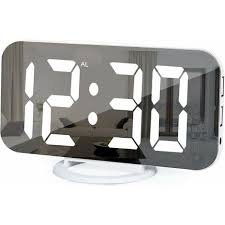 digital alarm clock wake up in bed 7