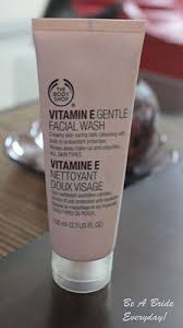 the body vitamin e gentle face wash