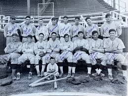 vine baseball team photograph 1930s
