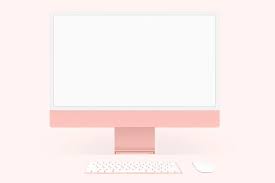 pink feminine computer desktop screen