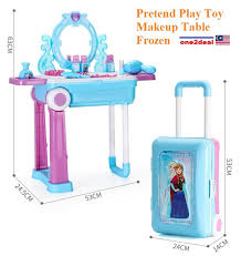pretend play toy makeup table frozen