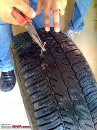 repair a less tyre puncture