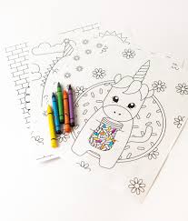Printable Unicorn Coloring Page Design Eat Repeat