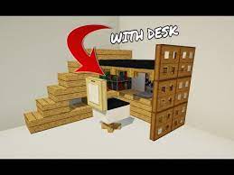 minecraft how to make a loft bed