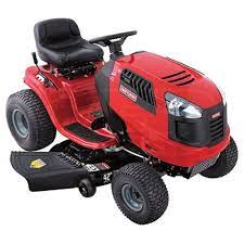 On most riding lawnmowers, you can remove the blades reaching underneath the deck while the deck is set to its highest position. Craftsman 28884 42 Inch 19 5hp Automatic Lawn Tractor