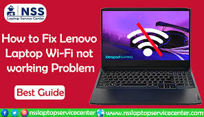 how to fix lenovo laptop wifi not