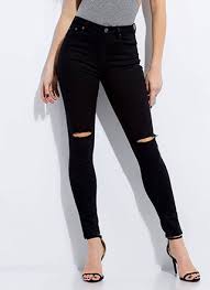 Womens Ripped Jeans High Waisted Jeans More
