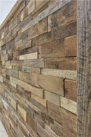 Reclaimed Barn Wood Stacked Wall Panels