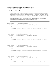 Mla Annotated Bibliography Template 