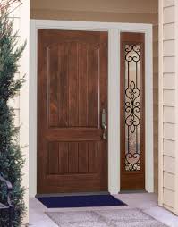 15 natural wood front door designs to