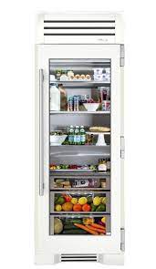 30 Glass Door Refrigerator Column