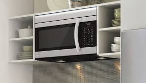 Will the microwave hang down in the way of the stove top? Microwave Oven Buying Guide Lowe S