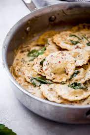 date night creamy tuscan ravioli recipe