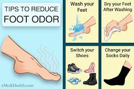 foot odor baking soda for smelly feet