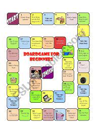 boardgame for beginners esl worksheet