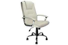 Shop for cream desk chair online at target. Skye High Back Cream Leather Faced Executive Chair Furniture At Work