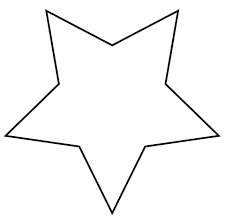 Staggering Star Cut Out Templates Ulyssesroom