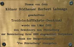 Stürzelberg - Treidelschiffahrt-Denkmal - Herbert Labusga