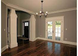 grey walls dark brown wood floors