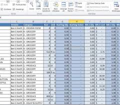 Example Ofreadsheet With Excelreadsheets Within Inventory Database