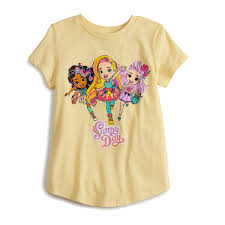 Jumping Beans Little Girls 4 12 Sunny Day Group Tee
