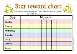 Reward Chart Kids Get A Star When They Finish A Chapter