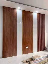 Brown Modern Decorative Wpc Wall Panels