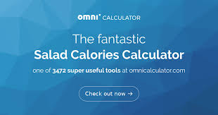 salad calories calculator