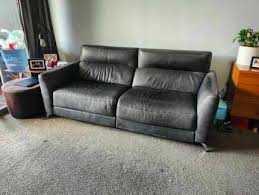 natuzzi 3 seat electric recliner sofa