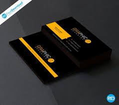 Minimalist visit card mockup on photoshop. Professional Business Card Design Psd Psd Free Download