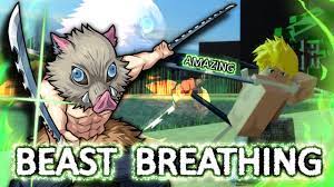 New demon slayer game lightning water breath showcase blox. The New Beast Breathing Style Is The Best Demon Slayer Rpg 2 Youtube