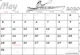 You can also create your own calendar. May 2020 Usa Calendar Free Printable Pdf