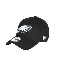 New Era Philadelphia Eagles Black Base 39thirty Stretch Fit Nfl Cap