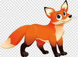 cartoon fox transpa background png