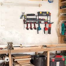 Power Tool Organizer With 6 Drill