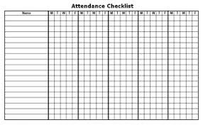 Preschool Attendance Chart Printable Bedowntowndaytona Com