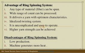 Yarn Production Process Spinning Process