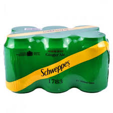 schweppes ginger ale 6x300ml from