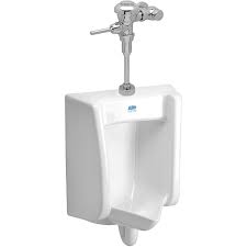 Zurn One Manual Urinal System With 0 125 Gpf Flush Valve White