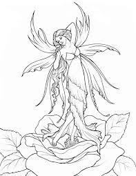 Fairy Garden Coloring Pages Fairy
