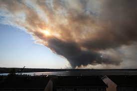 smell from nova scotia wildfires could