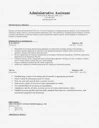 Resume Cover Letter New Example A Cover Letter For Administrative
